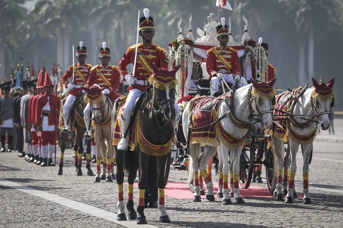 Yakarta celebra el 71 aniversario de la independencia de Indonesia