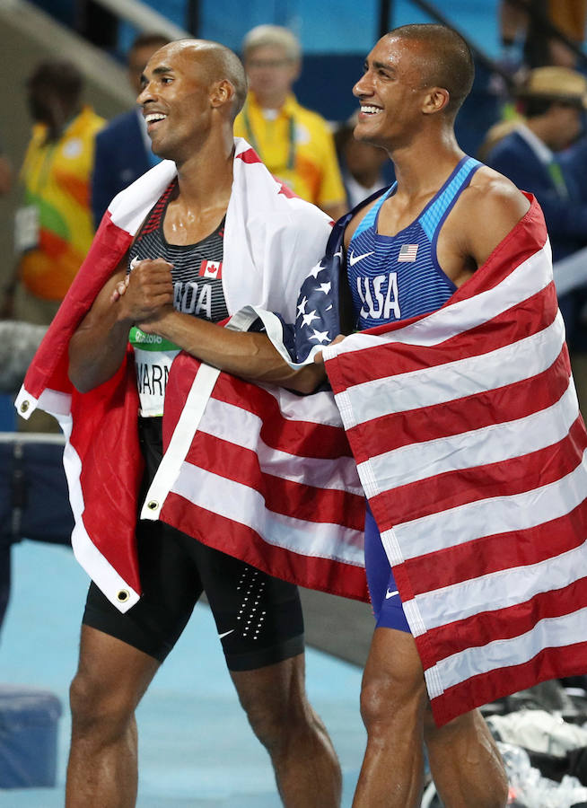 El estadounidense Ashton Eaton conserva la medalla dorada de decatlon