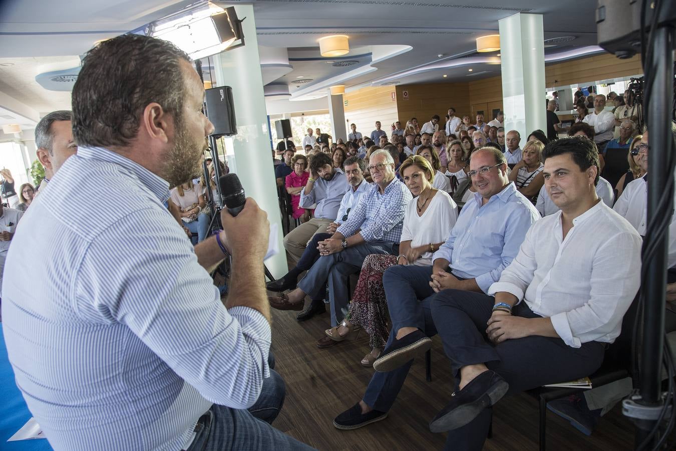 Cospedal asiste a la Intermunicipal del PP en San Javier