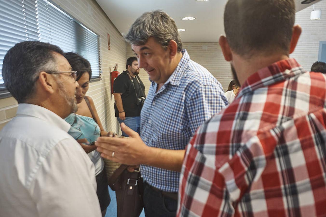 Alcaldes en la reunión del Consorcio de Residuos en Rojales