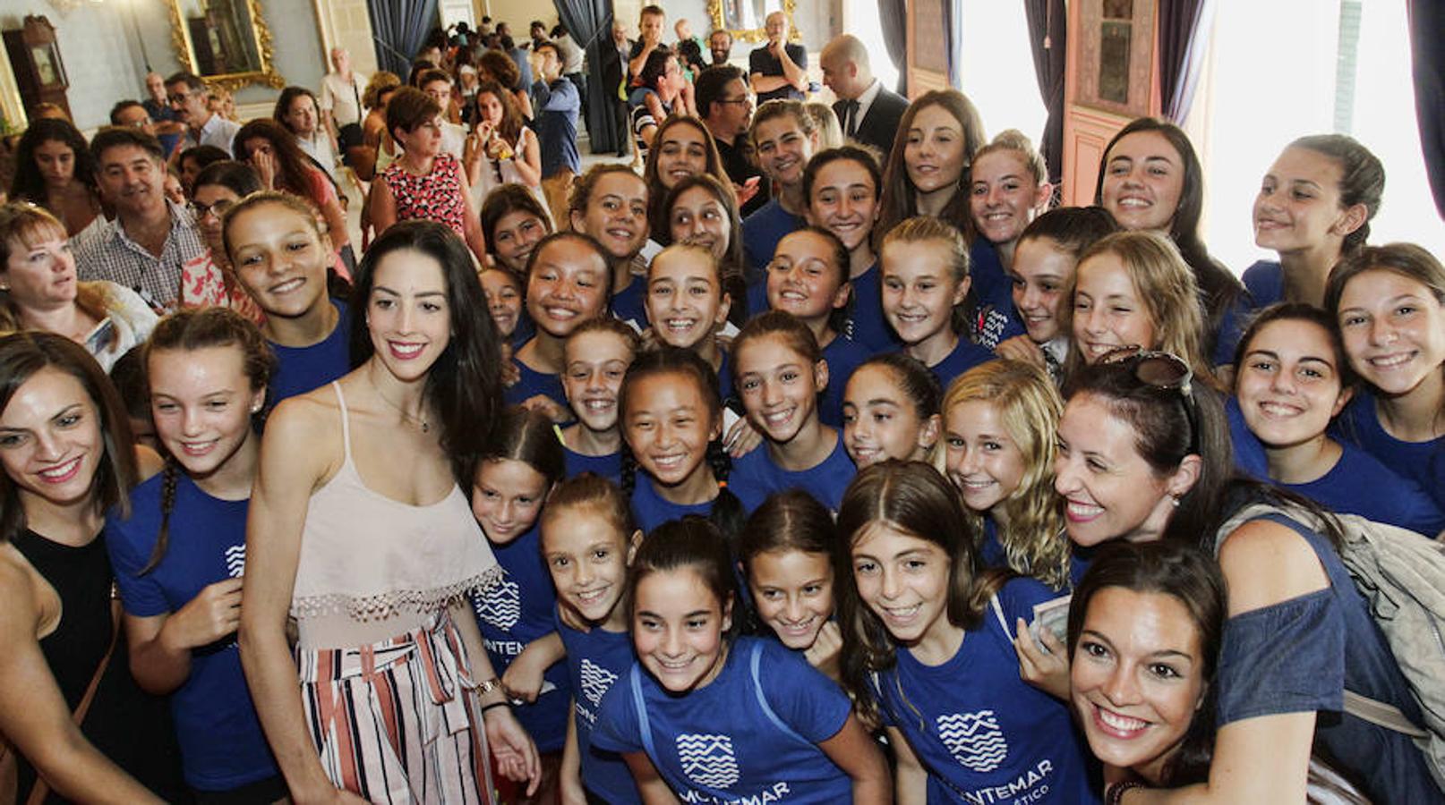 Recepción de la gimnasta alicantina Alejandra Quereda en el Ayuntamiento