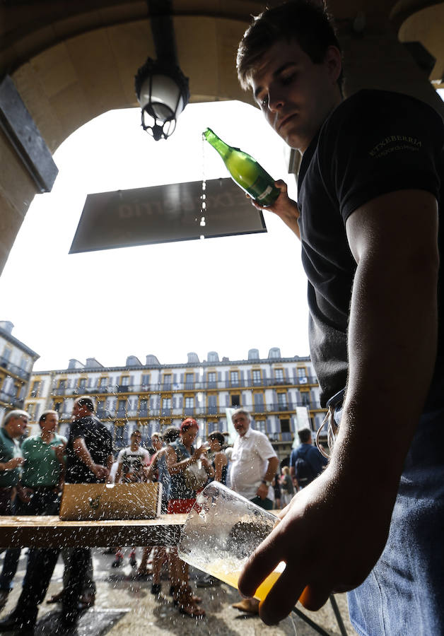 Sidra y jolgorio en San Sebastián