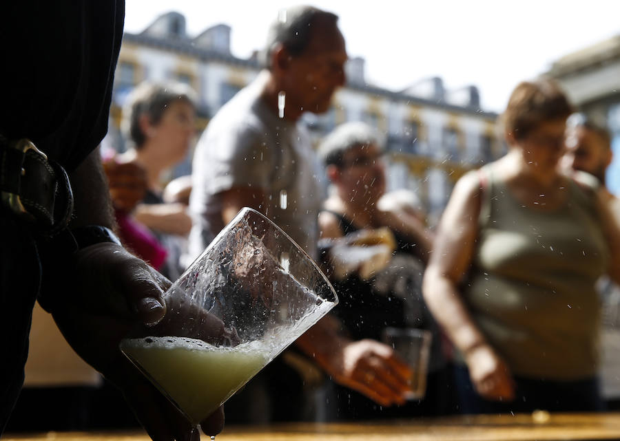 Sidra y jolgorio en San Sebastián