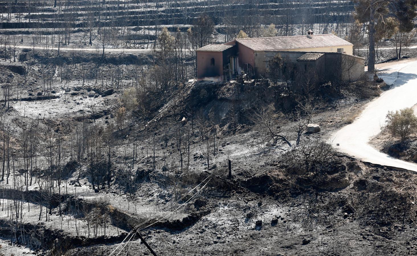 Xàbia y Benitatxell, calcinadas tras el incendio