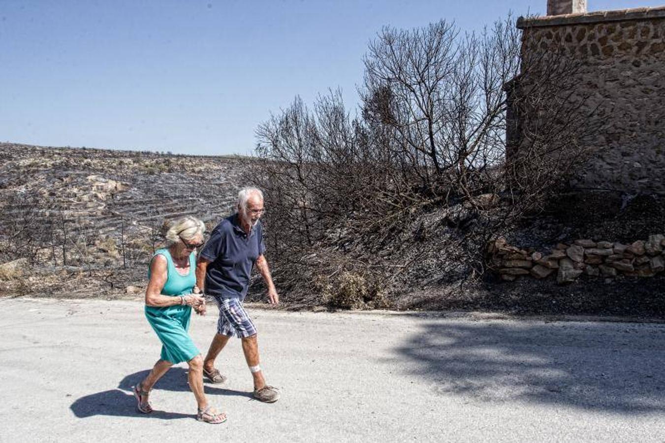 Xàbia y Benitatxell, calcinadas tras el incendio