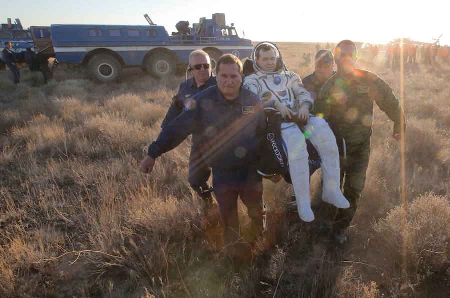 De vuelta a casa tras una larga misión