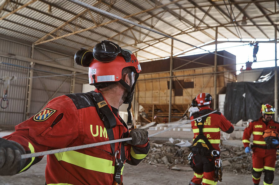 La UME pone a prueba la capacidad de la comarca para actuar ante una inundación