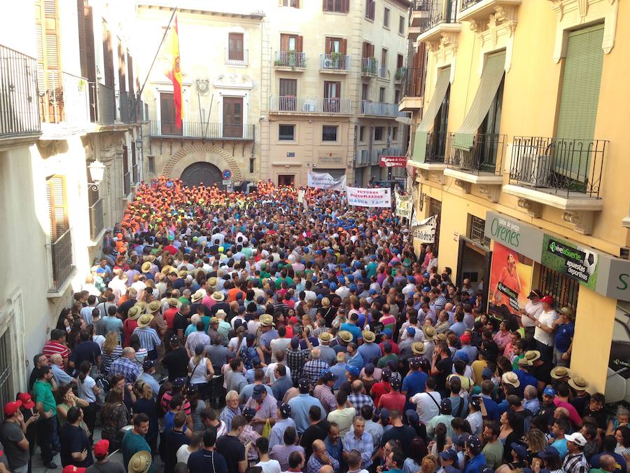 Los tractores toman Gran Vía