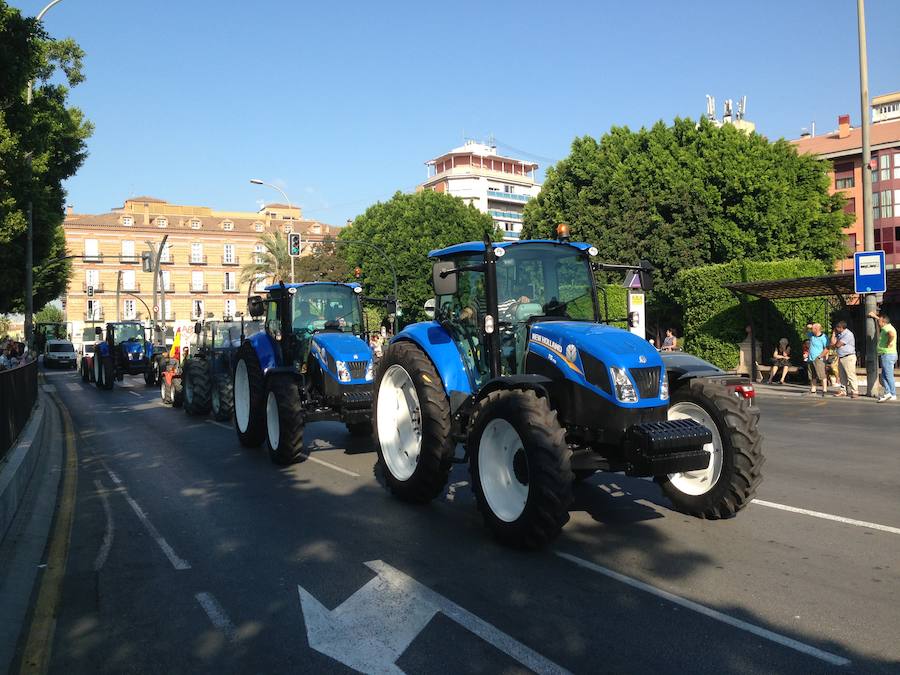 Los tractores toman Gran Vía
