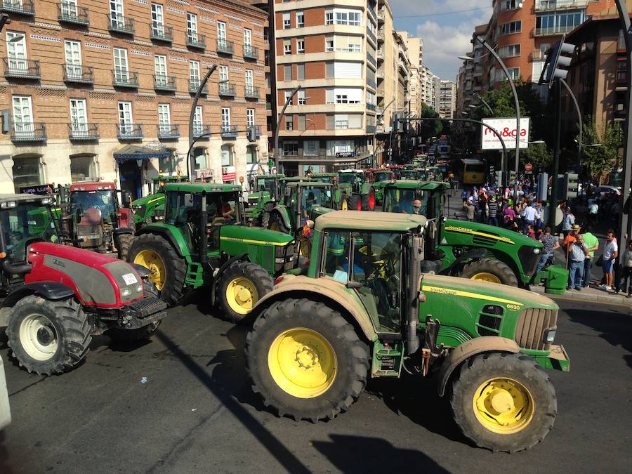 Los tractores toman Gran Vía