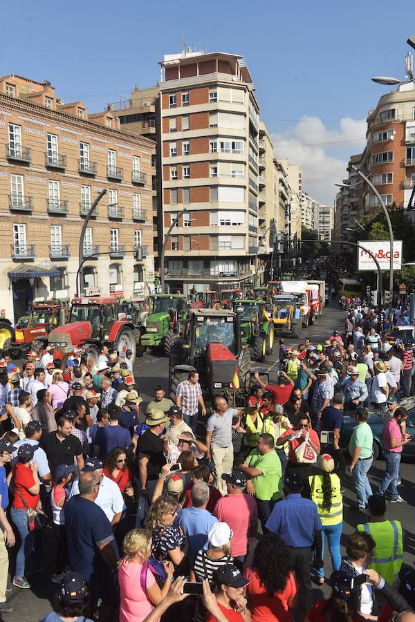 Los tractores toman Gran Vía