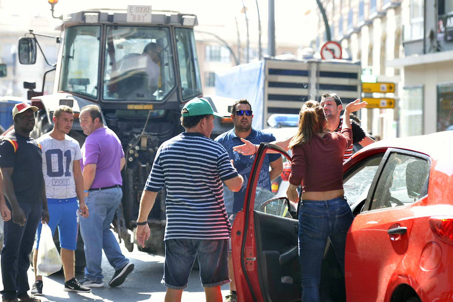 Los tractores toman Gran Vía