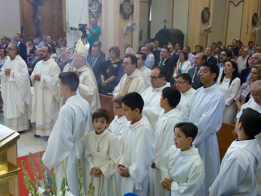 Se hermanan las cofradias Virgen del Rosario de Bullas y Vera Cruz de Caravaca