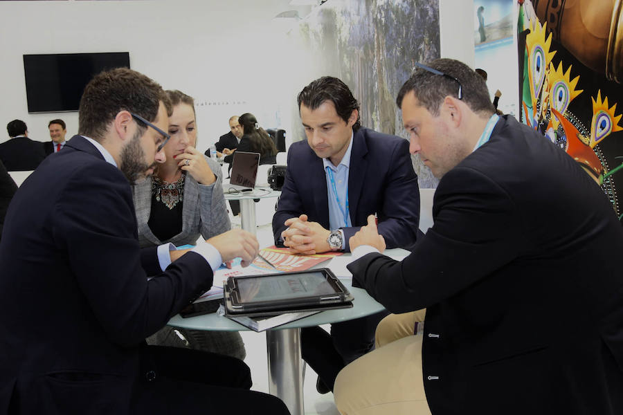 César Sánchez en la feria World Travel Market de Londres