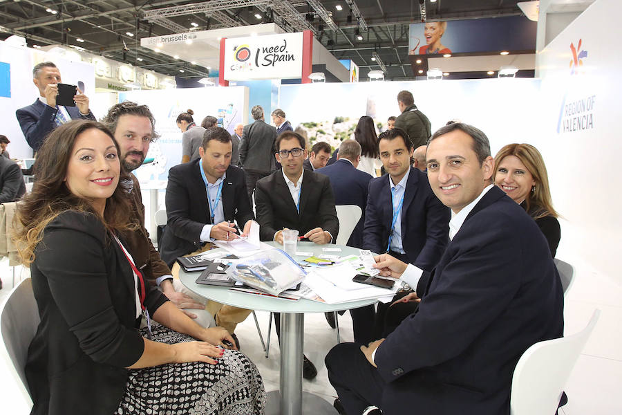 César Sánchez en la feria World Travel Market de Londres