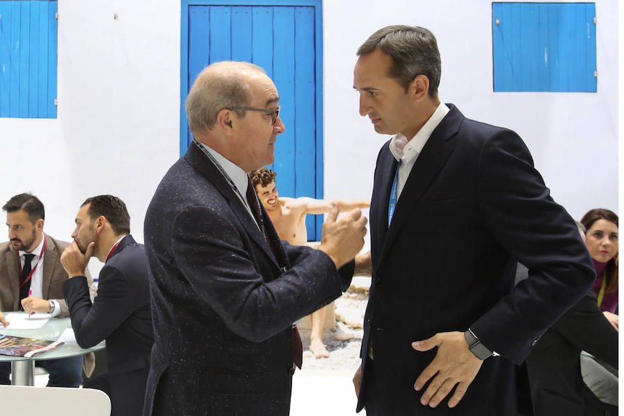 César Sánchez en la feria World Travel Market de Londres