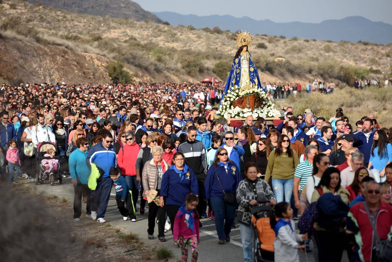Mazarrón celebra la romería de la Virgen del Milagro