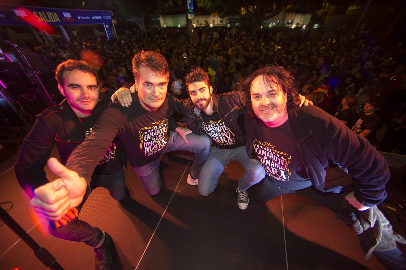 Noche de zapatillas y decibelios