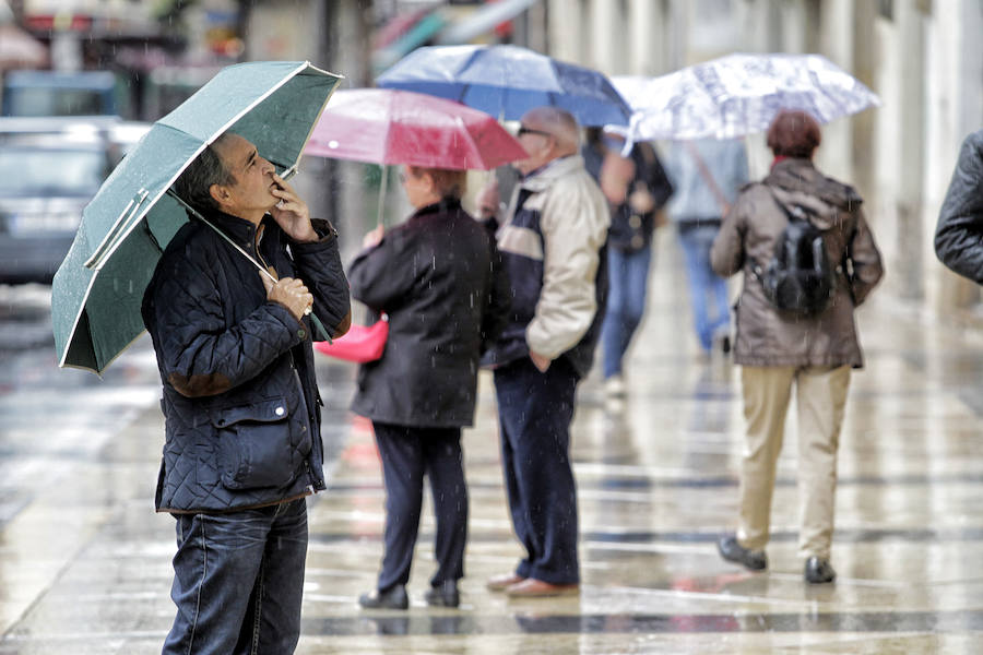 Día de lluvias en Alicante