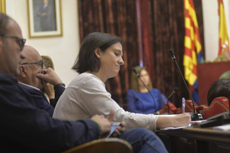 Las imágenes del pleno del Ayuntamiento de Elche