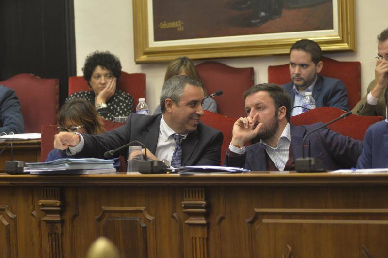 Las imágenes del pleno del Ayuntamiento de Elche