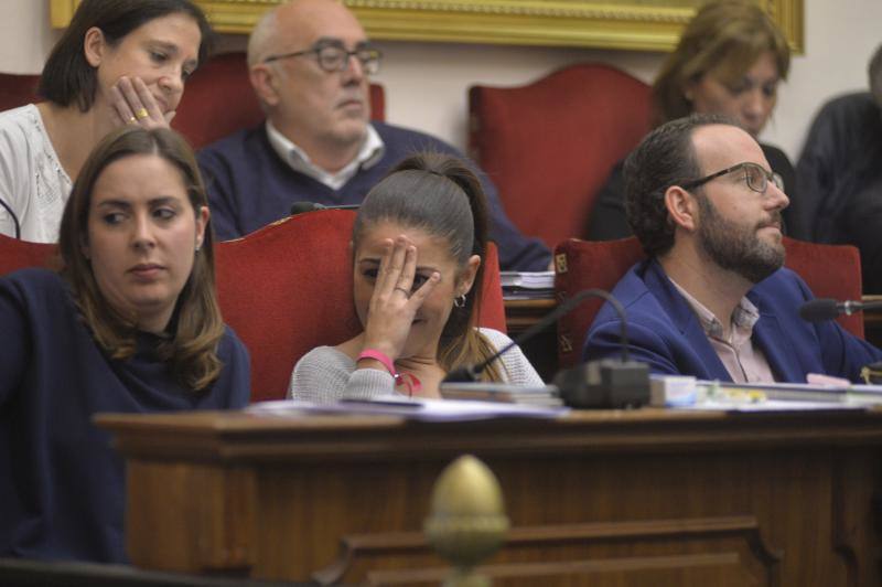 Las imágenes del pleno del Ayuntamiento de Elche