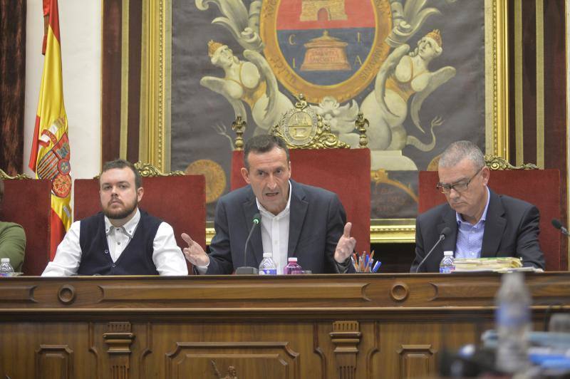 Las imágenes del pleno del Ayuntamiento de Elche