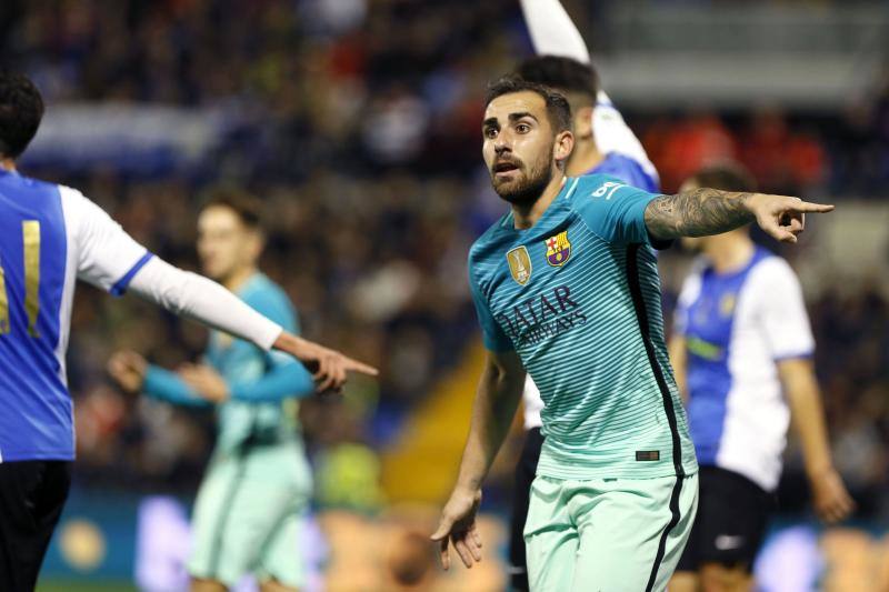 Las mejores imágenes del Hércules - Barcelona (I)