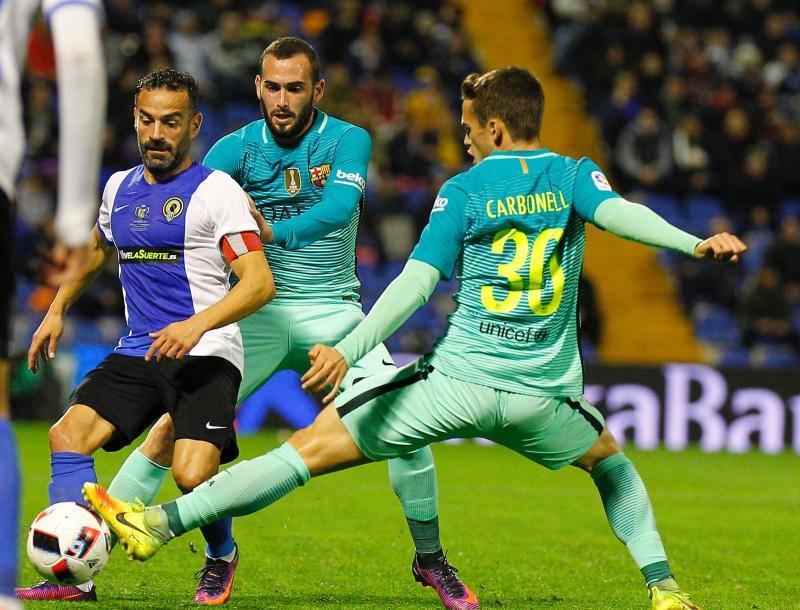 Las mejores imágenes del Hércules - Barcelona (I)