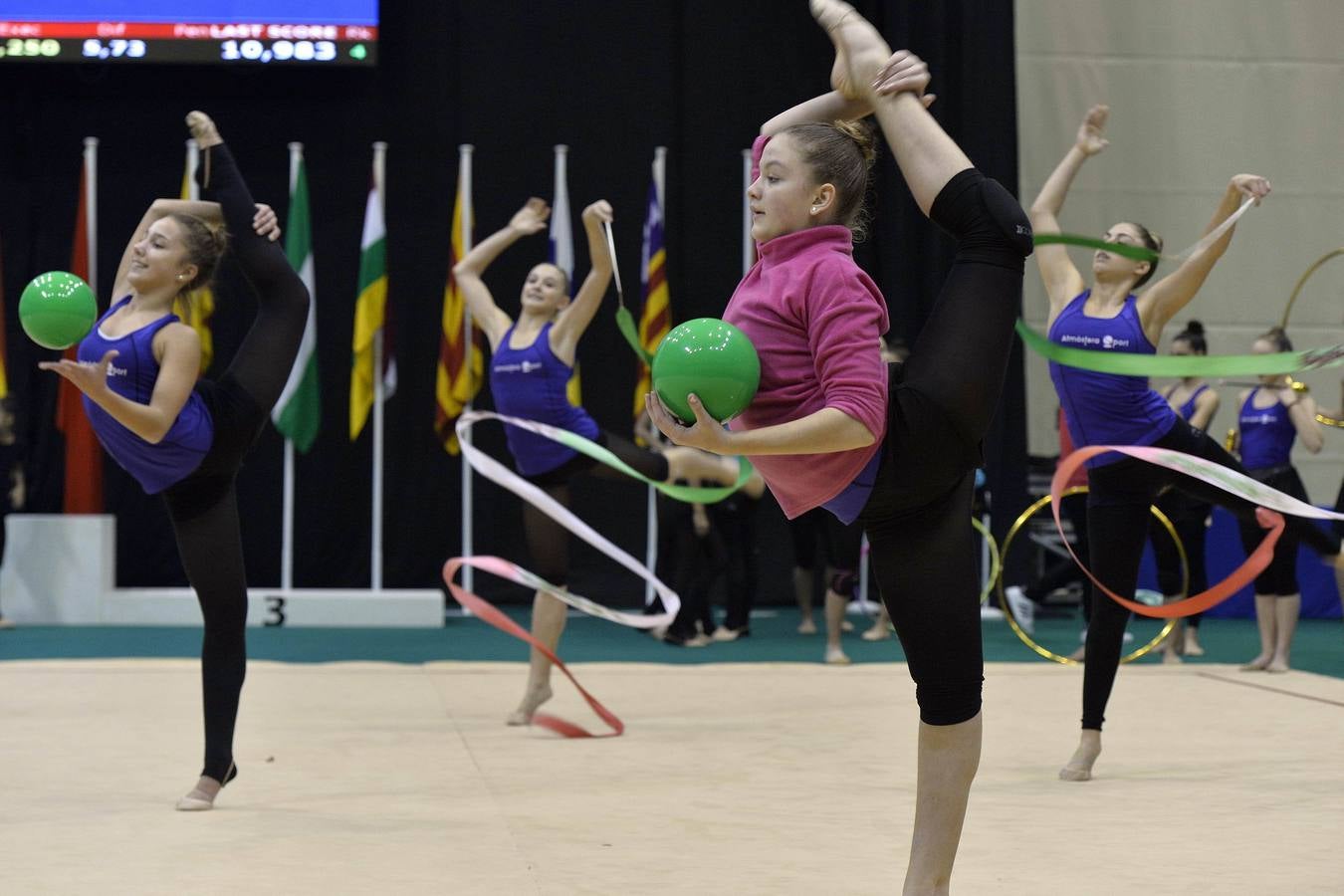 El espectáculo de la rítmica llega al Palacio