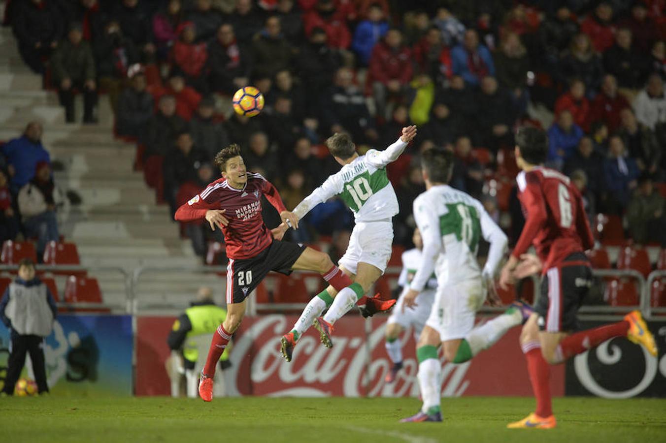 Las imágenes del Mirandés - Elche (1-0)