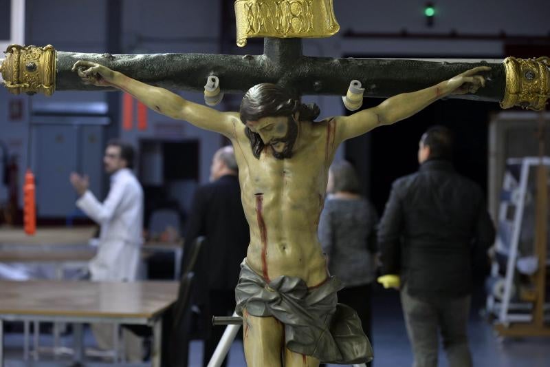 El Santísimo Cristo del Amparo está como nuevo