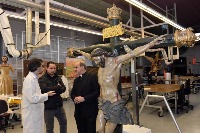 El Santísimo Cristo del Amparo está como nuevo