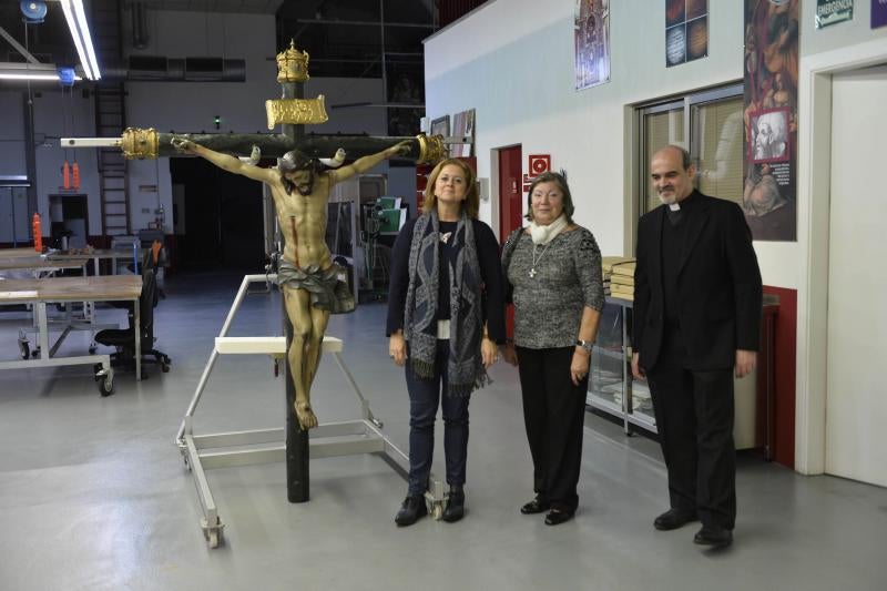 El Santísimo Cristo del Amparo está como nuevo