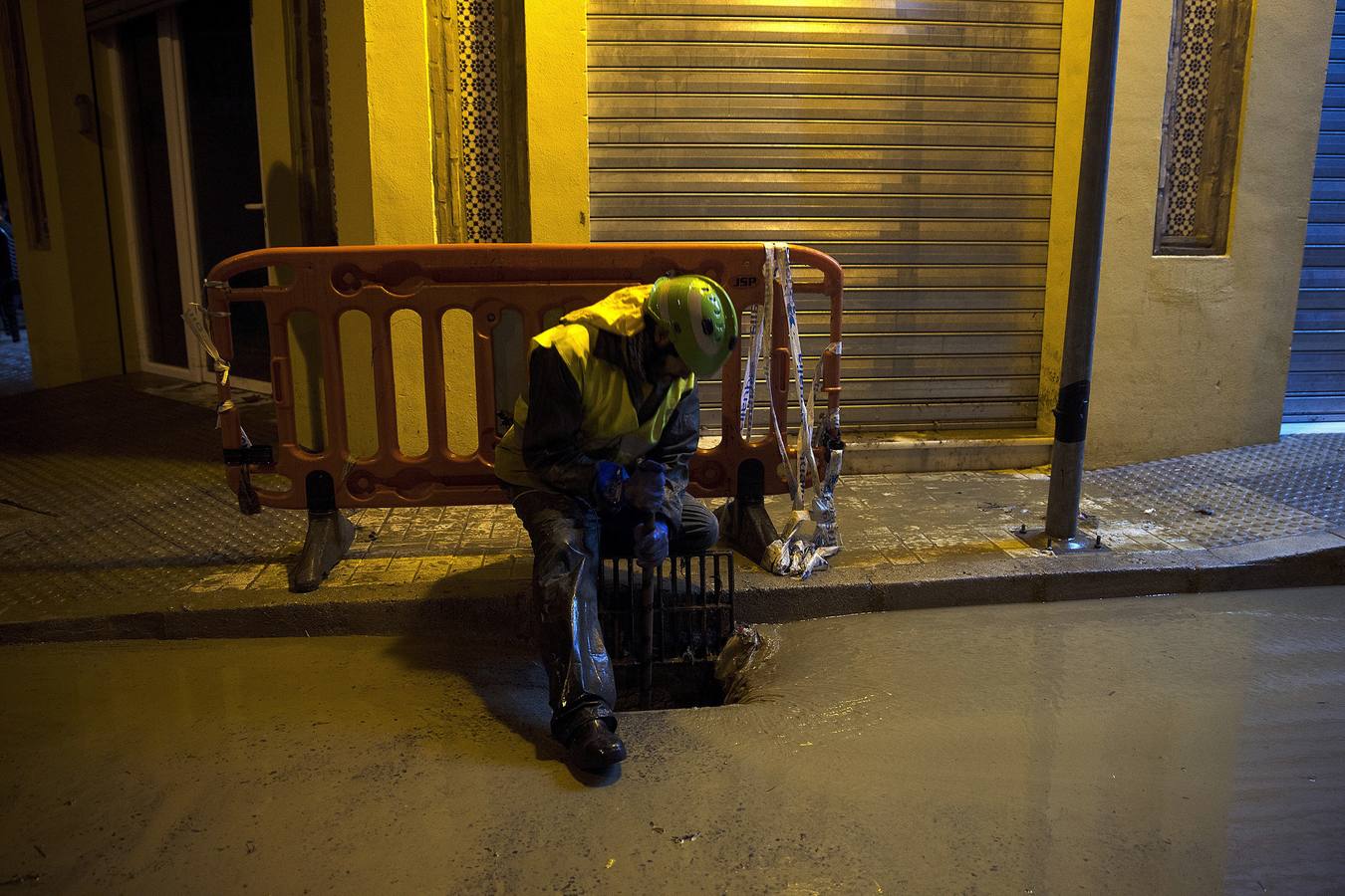 Málaga bajo el agua