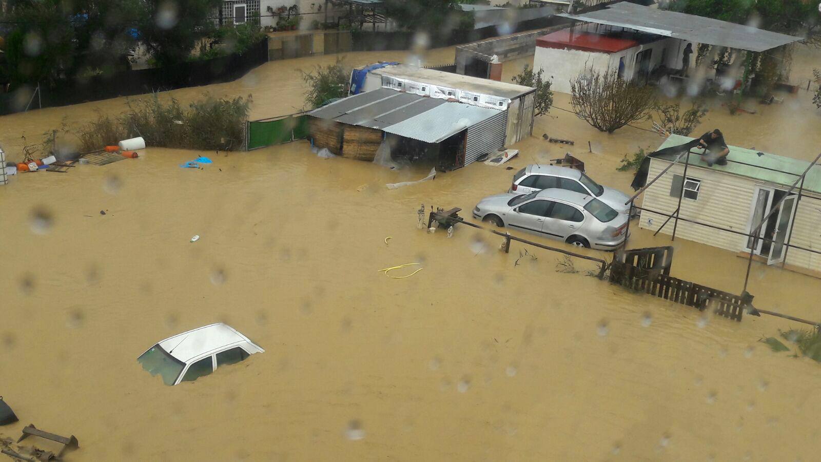 Málaga bajo el agua