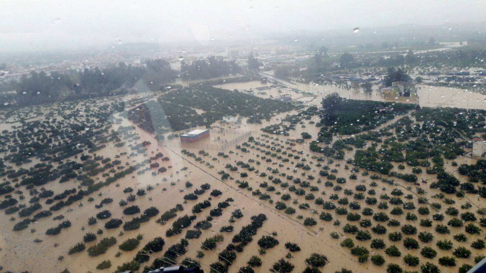 Málaga bajo el agua