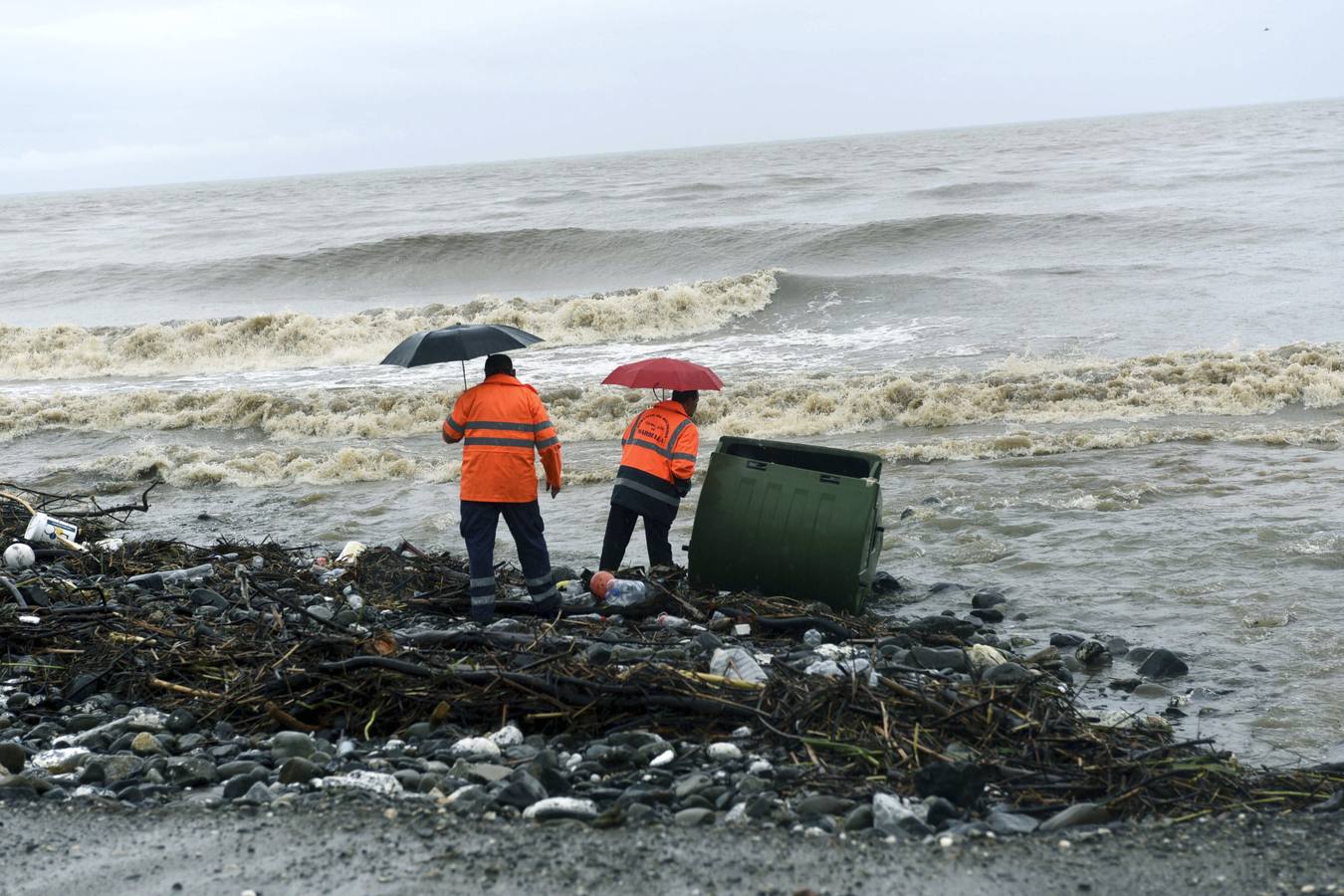 Málaga bajo el agua