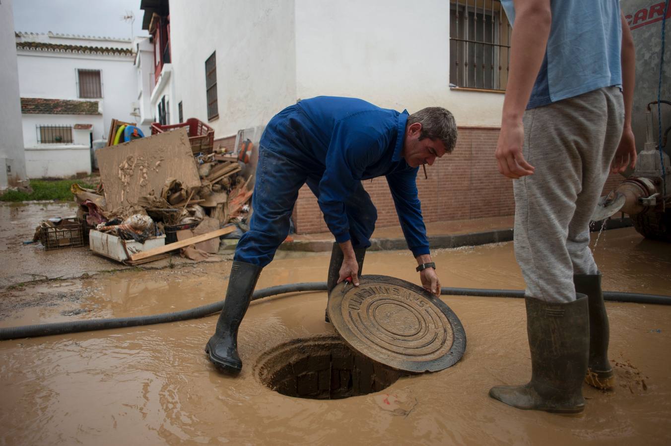 Málaga bajo el agua