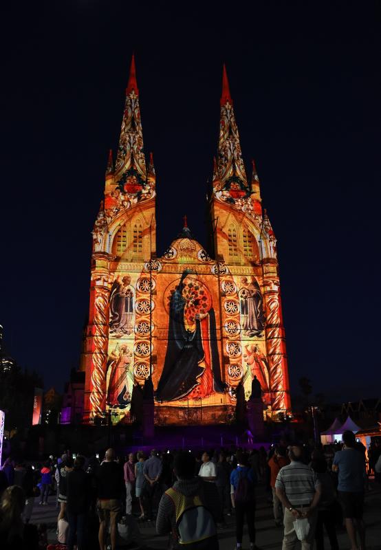 Sidney proyecta la Navidad