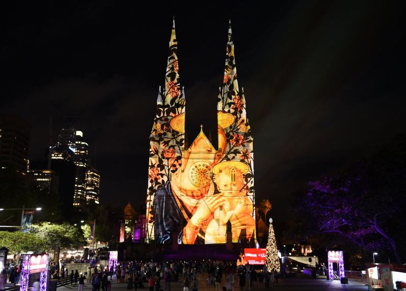 Sidney proyecta la Navidad