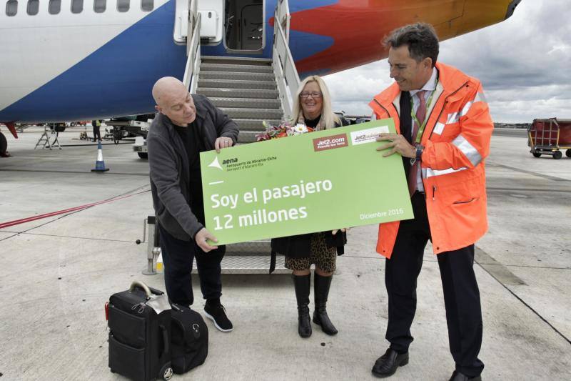 El aeropuerto de Alicante recibe al pasajero 12 millones