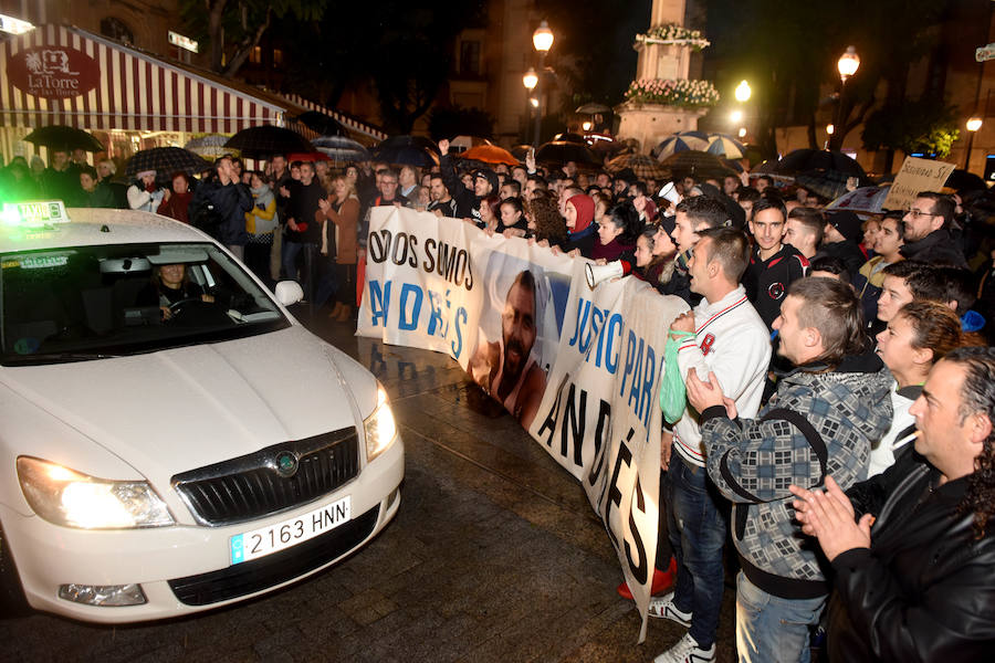 Murcia y Alcantarilla se vuelcan con Andrés