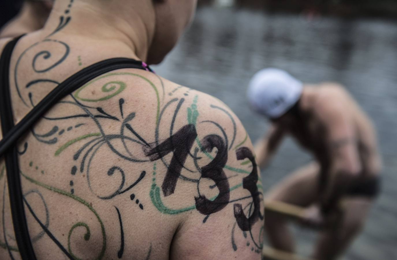 Un gélido chapuzón navideño