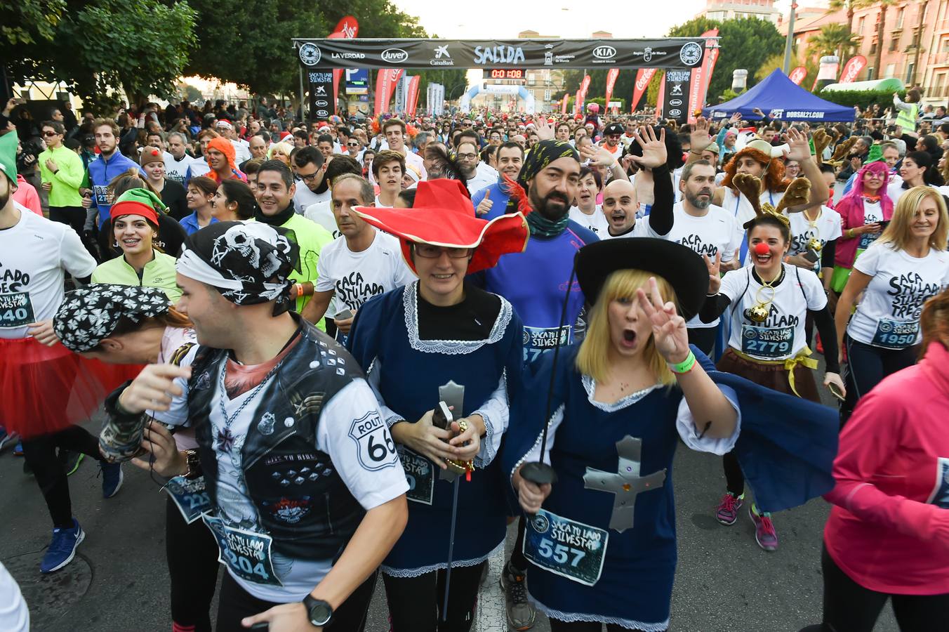 Comenzando la carrera con alegría