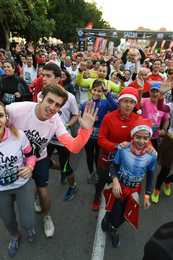 Comenzando la carrera con alegría