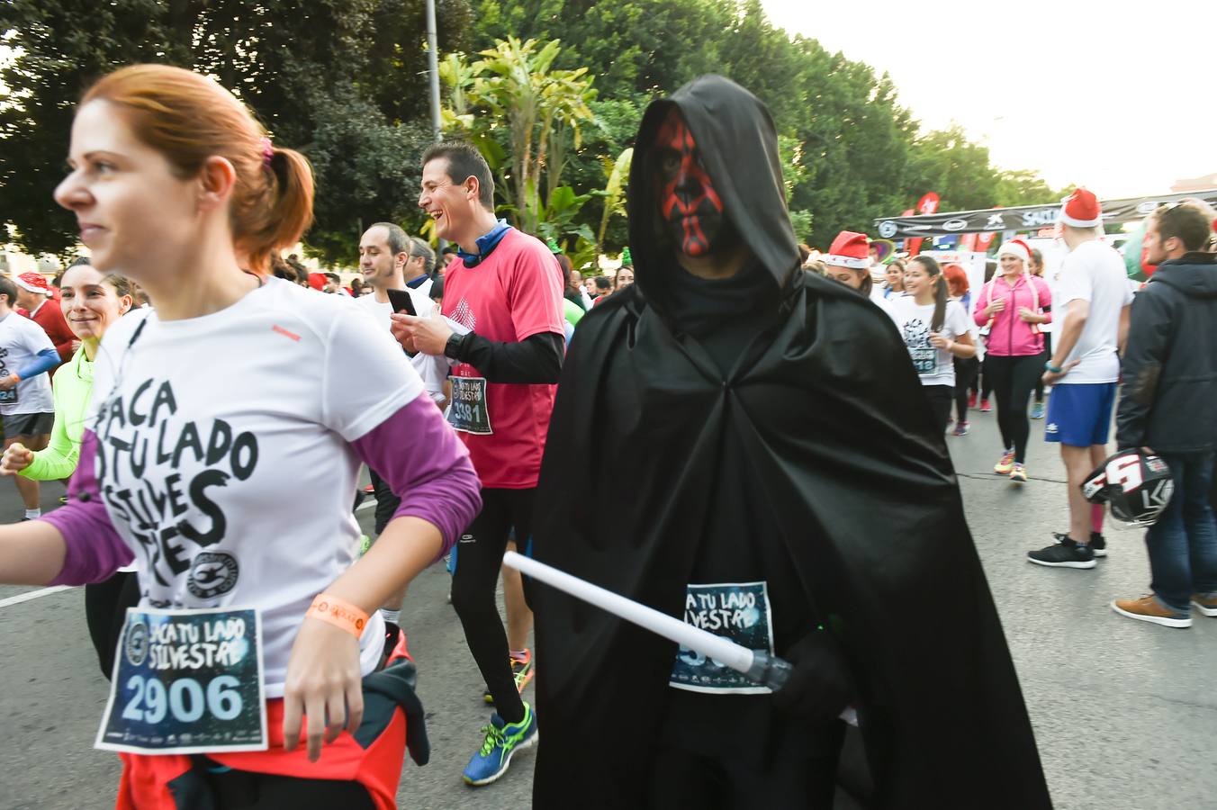 Comenzando la carrera con alegría