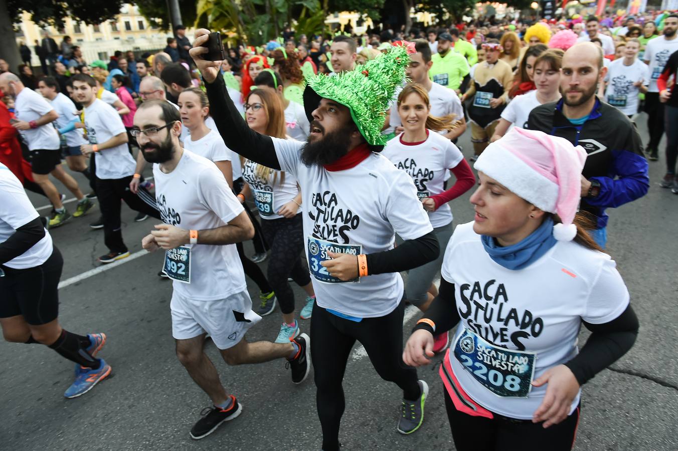 Comenzando la carrera con alegría