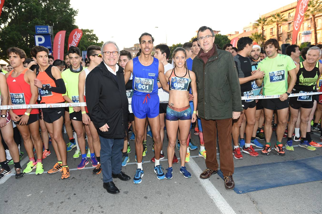 Comenzando la carrera con alegría