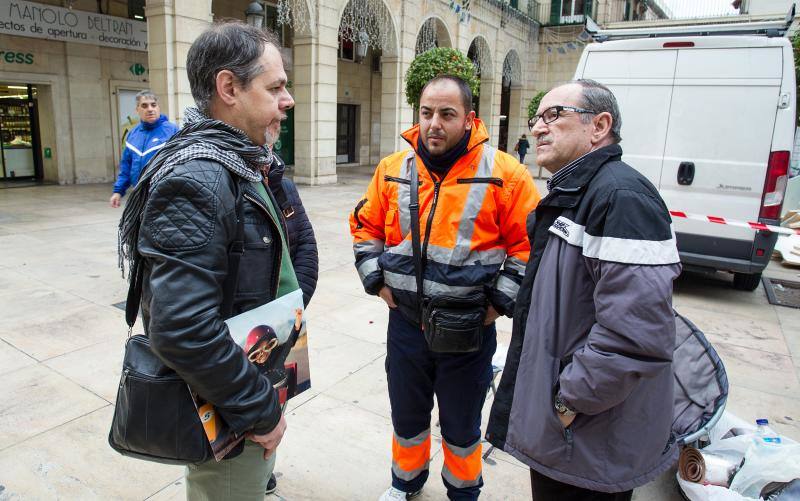 La UTE de limpieza se replanteará el despido del barrendero enfermo